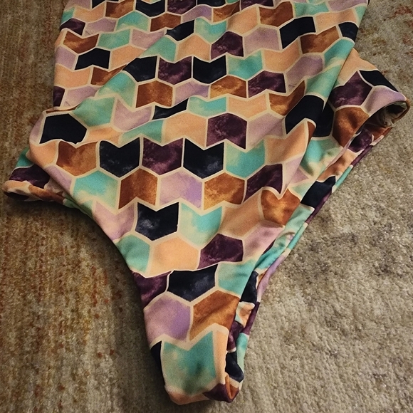 Tori Praver Swimwear Seafoam for Urban Outfitters in Geometric Print - Picture 3 of 15